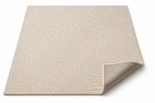 Ivory Wave Hand Loom Wool Rug