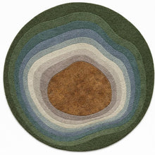 Nature Inspired Round Hand Tufted Rug