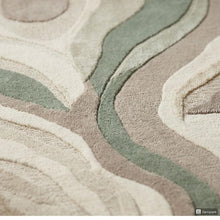 Organic Abstract Hand Tufted Rug