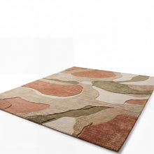 Sculptural Organic Hand Tufted Wool Rug