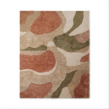 Sculptural Organic Hand Tufted Wool Rug