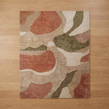 Sculptural Organic Hand Tufted Wool Rug