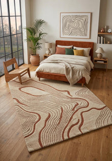 Textured Hand Tufted Wool Rug
