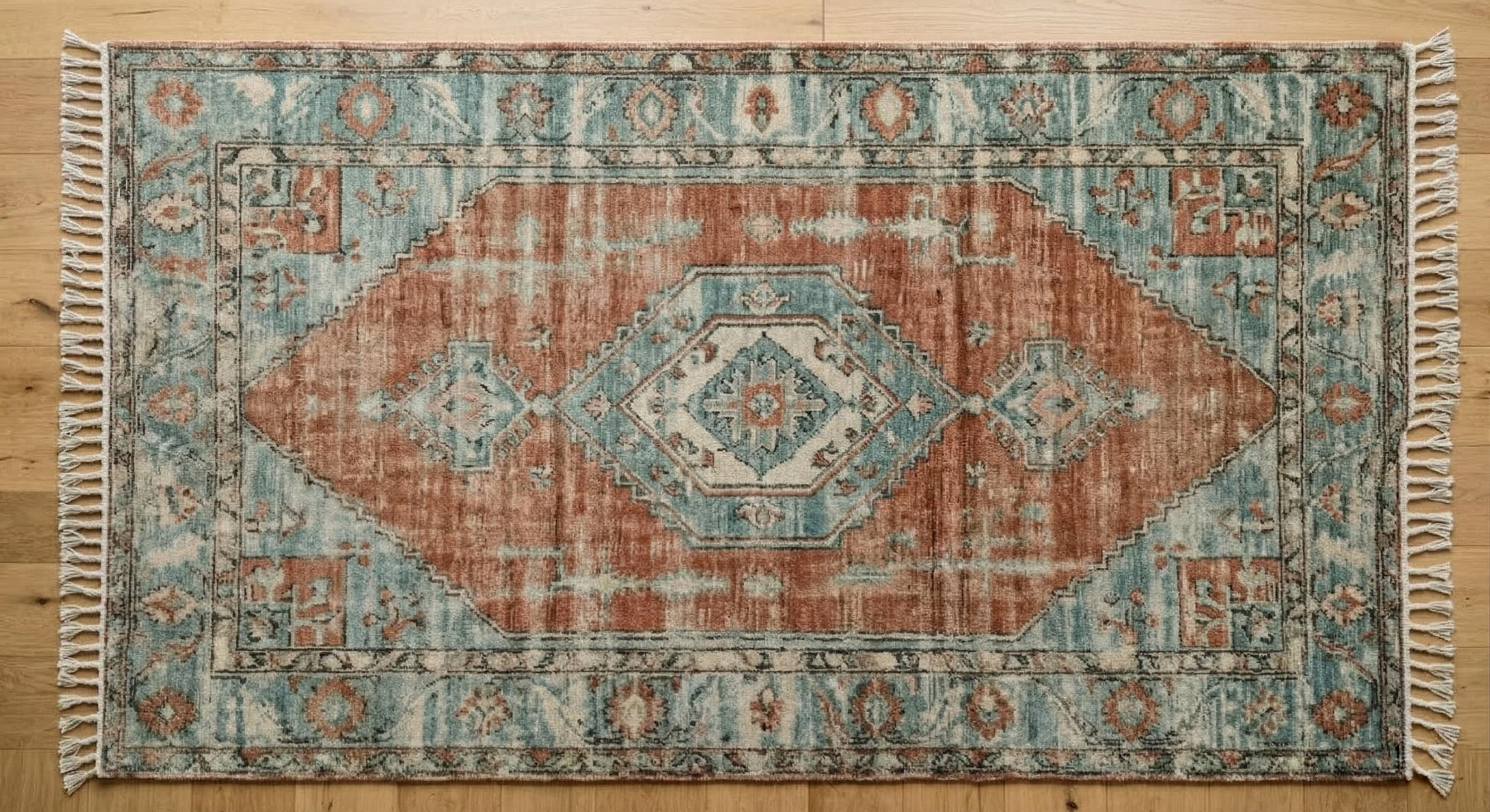 Heritage Medallion Hand Knotted Rug