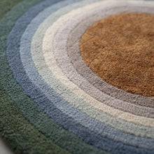 Nature Inspired Round Hand Tufted Rug