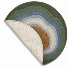 Nature Inspired Round Hand Tufted Rug