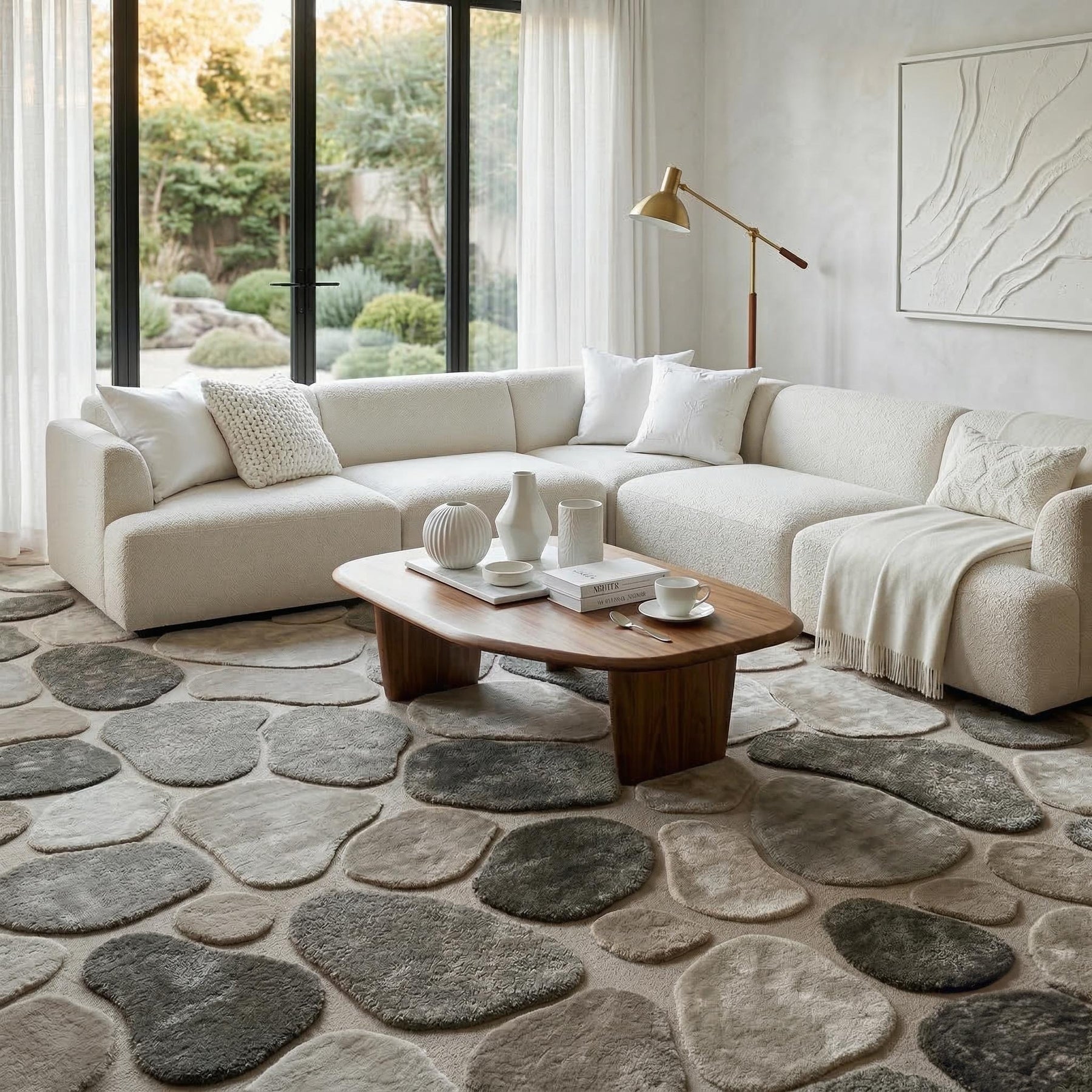 Dimensional Hand Tufted Area Rug
