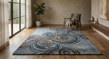 Swirl Hand Tufted Wool Rug