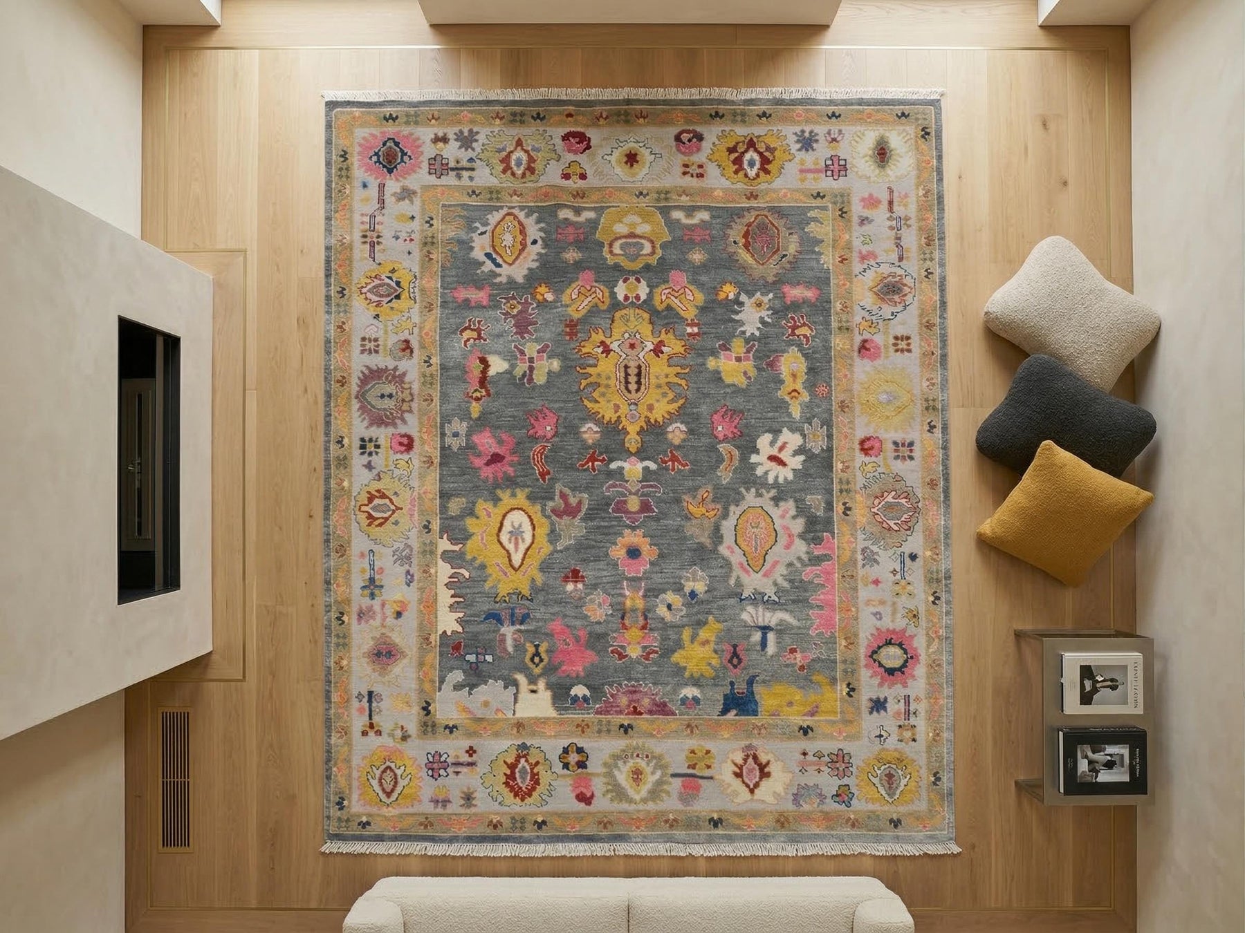 Classic Hand Knotted Wool Rug