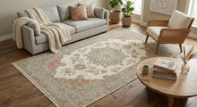 Vintage Medallion Hand Knotted Rug