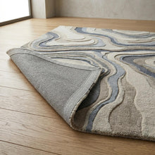 Strata Abstract Hand Tufted Wool Rug