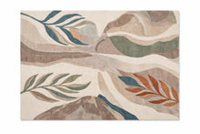 Boho Leaf Hand Tufted Wool Rug