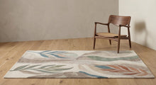 Boho Leaf Hand Tufted Wool Rug