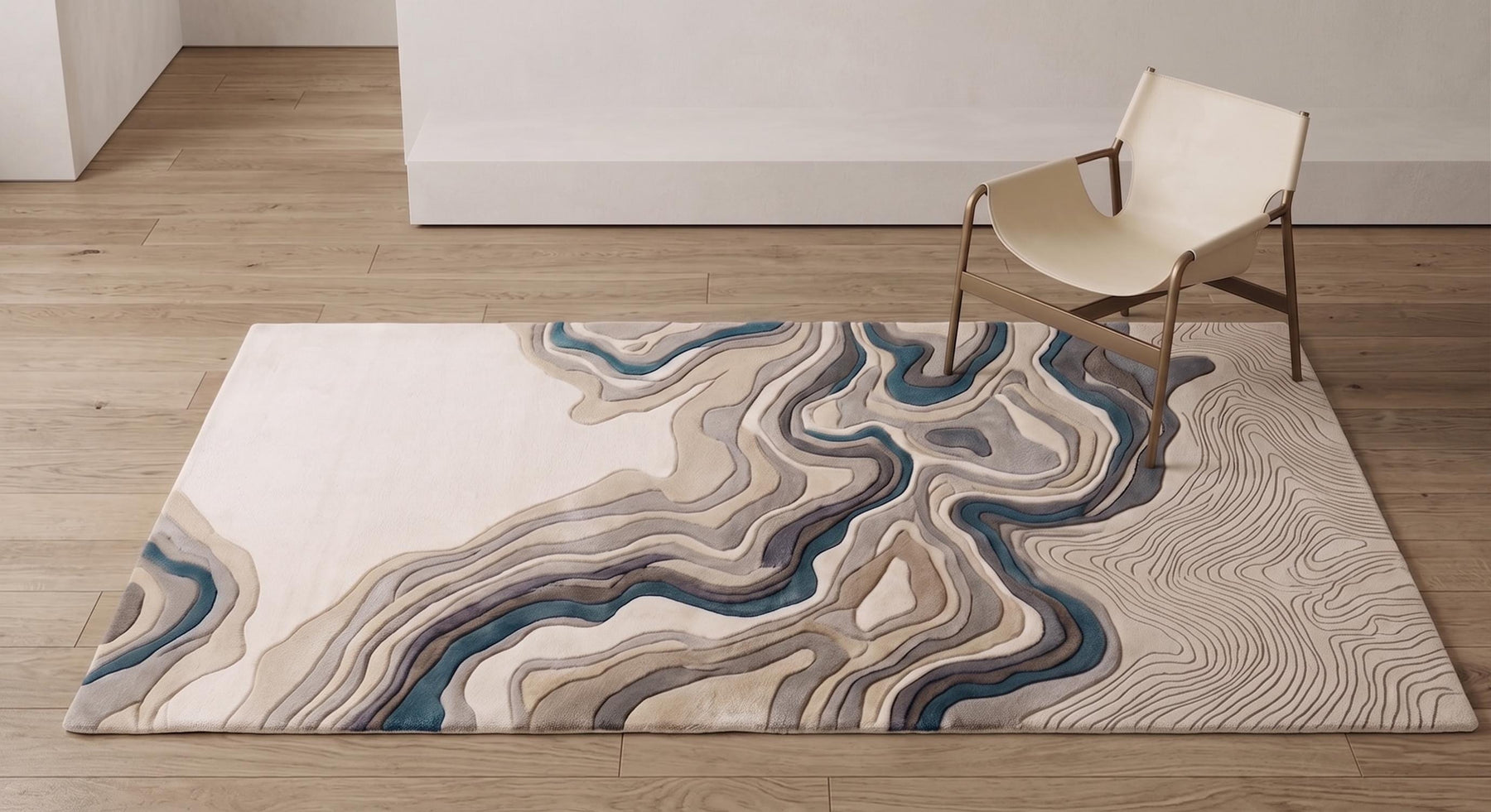 Organic Hand Tufted Wool Rug