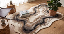 Organic Shape Hand Tufted Rug