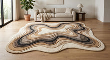 Organic Shape Hand Tufted Rug