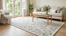 Floral Hand Tufted Wool Rug