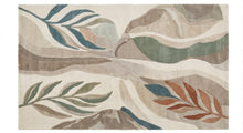 Boho Leaf Hand Tufted Wool Rug