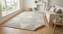 Modern Geometric Hand Tufted Wool Rug