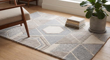 Modern Geometric Hand Tufted Wool Rug