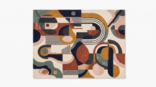 Geometric Abstract Hand Tufted Wool Rug