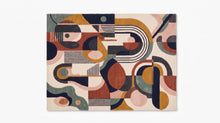 Geometric Abstract Hand Tufted Wool Rug
