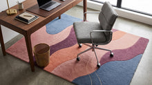 Blush Abstract Hand Tufted Wool Rug