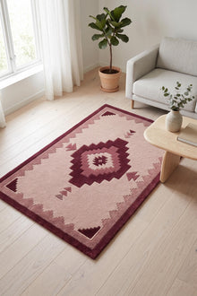 Southwestern Hand Tufted Wool Rug