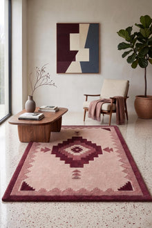 Southwestern Hand Tufted Wool Rug
