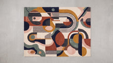 Geometric Abstract Hand Tufted Wool Rug