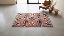 Terracotta Southwestern Wool Rug